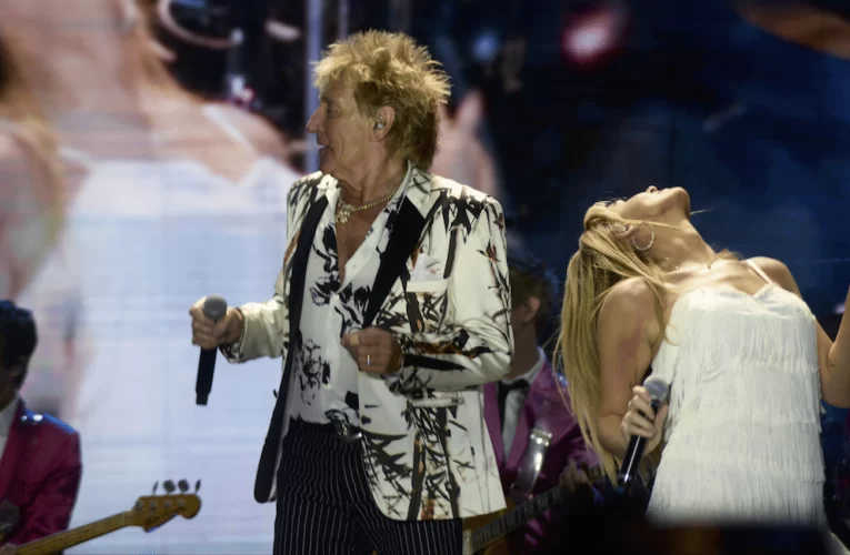 Rod Stewart emocionó al público en su histórico concierto en Aguascalientes