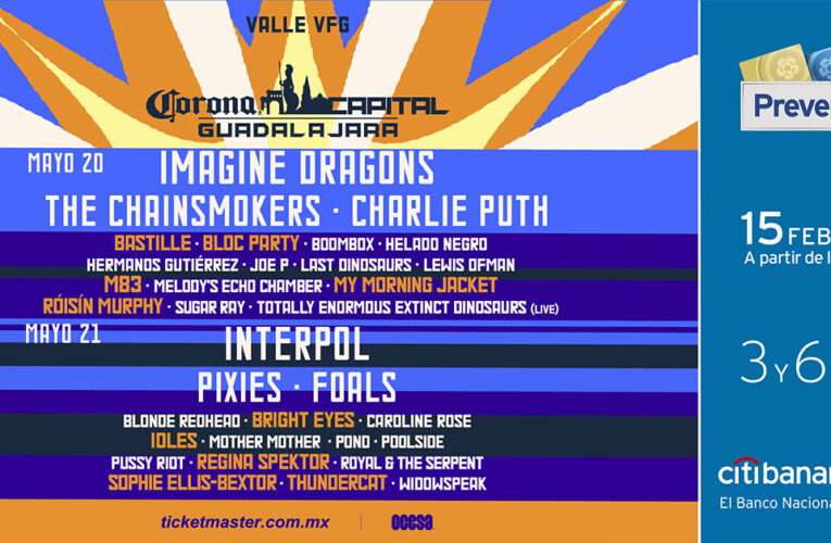 El Festival Corona Capital Guadalajara anuncia Line up