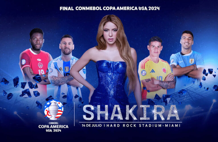 Shakira cerrará la final de la Copa America 2024