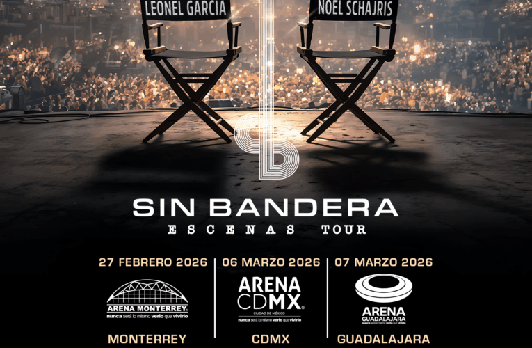 Sin Bandera anuncia concierto en Guadalajara con su Escenas Tour y celebra 25 años de trayectoria