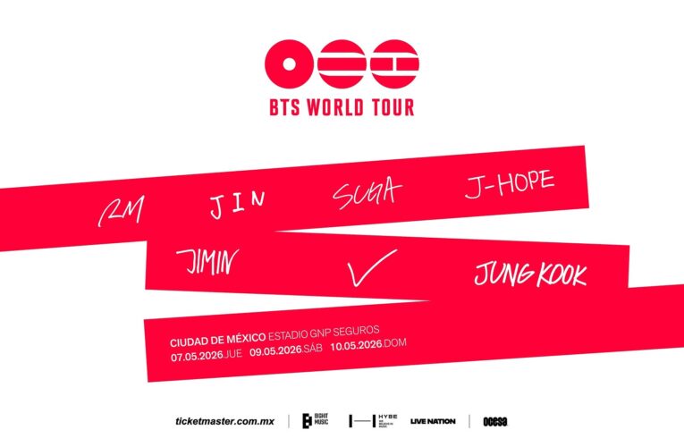 BTS anuncia su regreso  a México, con tres fechas en el Estadio GNP