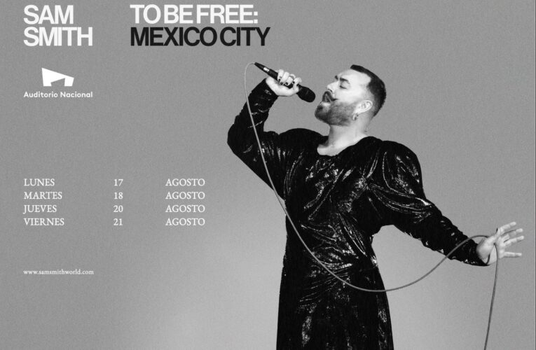 Sam Smith llegará a Ciudad de México con una residencia en el Auditorio Nacional