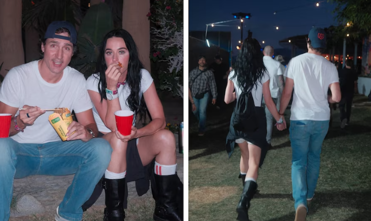 Katy Perry y Justin Trudeau hacen oficial su romance en Coachella entre música, viralidad y atención global